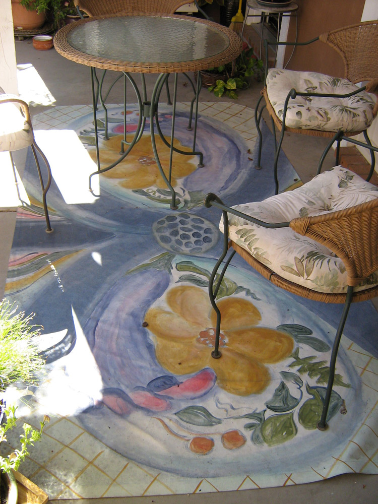 patio canvas floorcloth